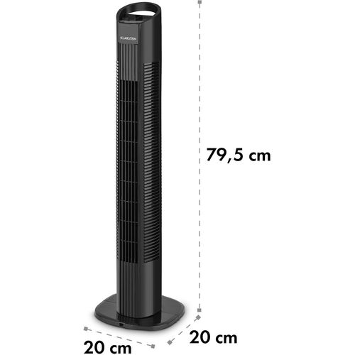 Klarstein Mana Peak stupni ventilator, Crna slika 18