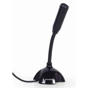 MIC-D-02 * Gembird Desktop mikrofon, savitljivo telo, black, 3.5mm (259)