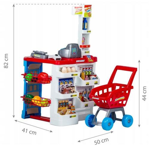 ECO TOYS Supermarket za djecu s priborom  slika 3