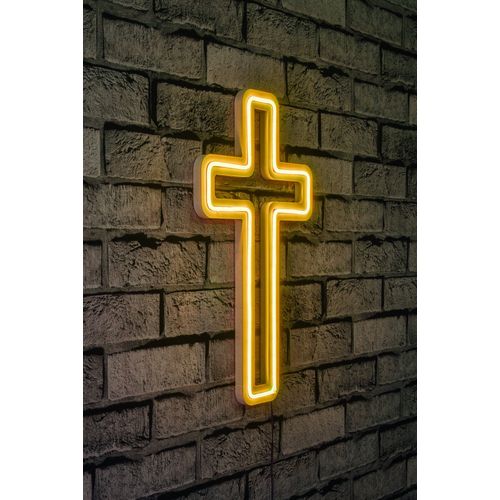 Wallity Ukrasna plastična LED rasvjeta, Cross Sign - Yellow slika 10