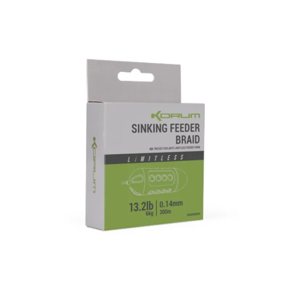 K0400009 KORUM Limitless Sinking Feeder Braid 300m 0,14mm slika 3