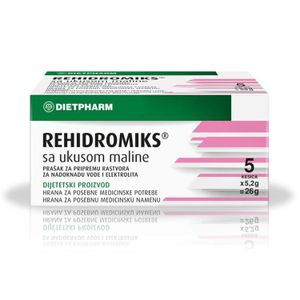 DIETPHARM REHIDROMIKS MALINA A 5 KESICA