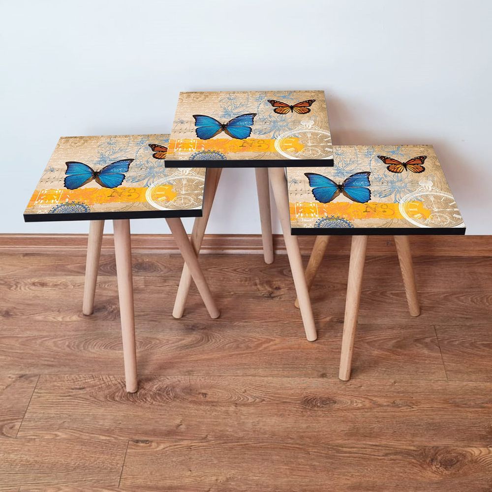 Set Nesting Stolova (3 Komada) 3Shp58 - Višebojni slika 1