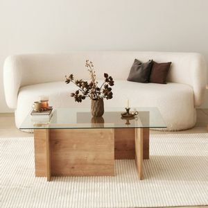 Hanah Home Escape - Sapphire Oak Sapphire Oak Coffee Table