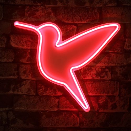 Wallity Ukrasna plastična LED rasvjeta, Little Bird - Red slika 8