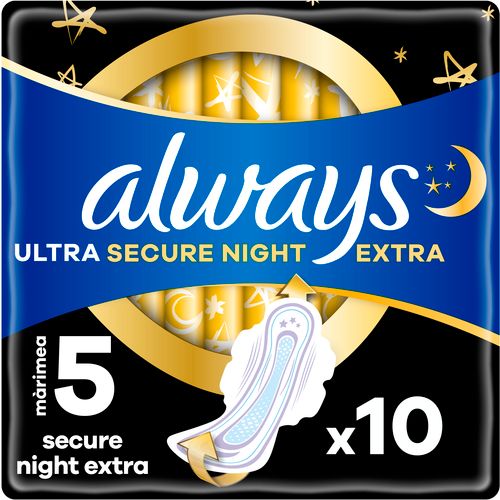 Always Ultra Night Duo Pack ciklusni ulošci Size 5 10 kom slika 1