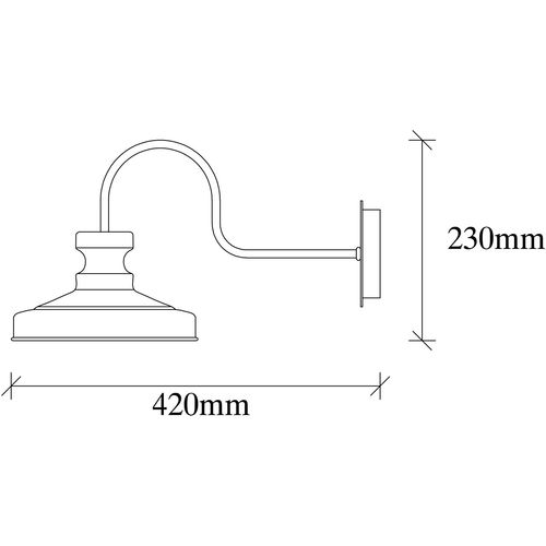 Opviq Zidna lampa BOAT zlatna, metal, 22 x 42 cm, visina 23 cm, E27 40 W, Berceste - 182VINTAGE-A slika 3