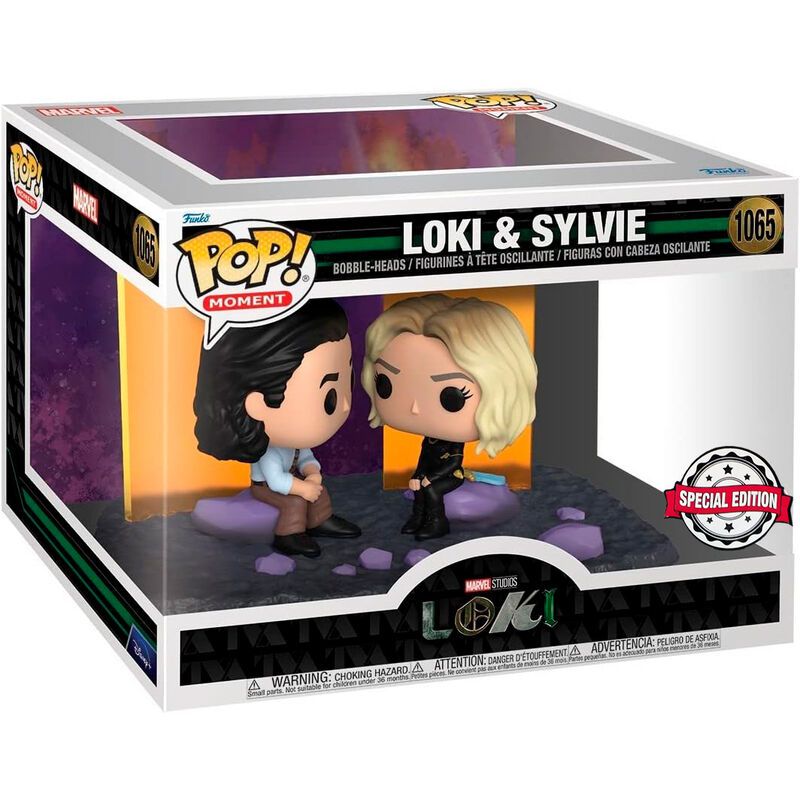 FUNKO POP figura Moment Marvel Loki – Loki i Sylvie Ekskluzivno image