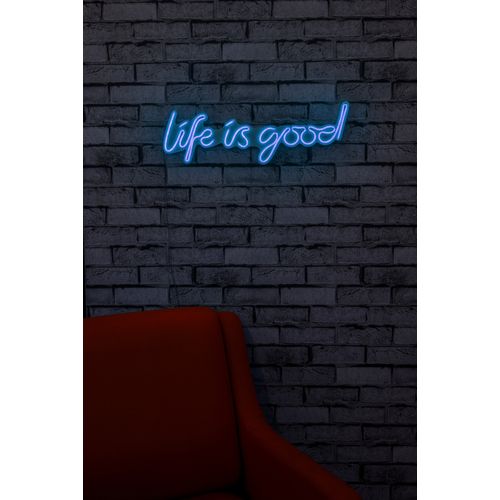 Wallity Ukrasna plastična LED rasvjeta, Life Is Good - Blue slika 2