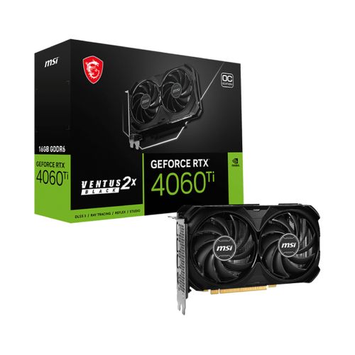 MSI nVidia GeForce RTX 4060 Ti 16GB 128bit RTX 4060 Ti VENTUS 2X BLACK 16G OC grafička karta slika 2