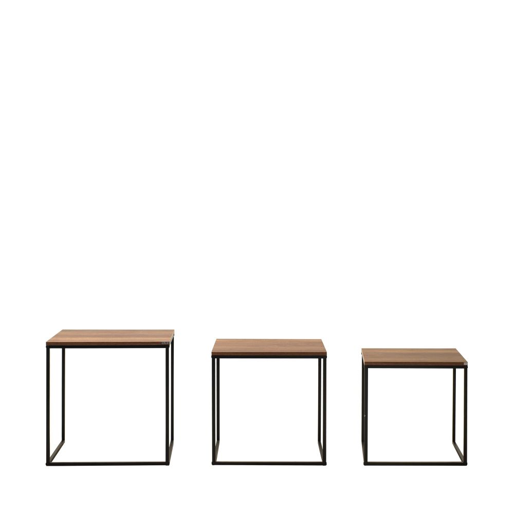 Set od 3 Komada Orahovih Stolića za Gniježđenje Shp-933-Oo-1 slika 4