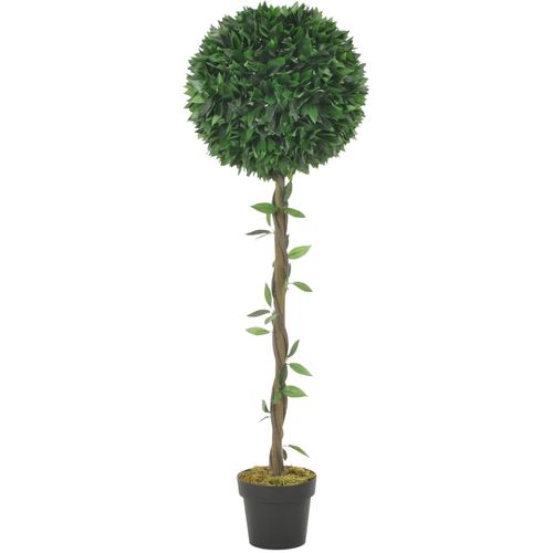 Umjetno stablo lovora s posudom zeleno 130 cm slika 1