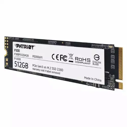 SSD M.2 NVMe 512GB Patriot P300 1700MBs/1100MBs P300P512GM28 slika 3