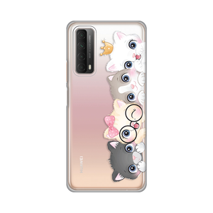 Torbica Silikonska Print Skin za Huawei P Smart 2021 Cats