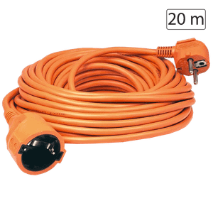 home Produžni strujni kabl 1 utičnica, 20m, H05VV-F 3G 1,5mm² - NV 2-20/OR/1.5