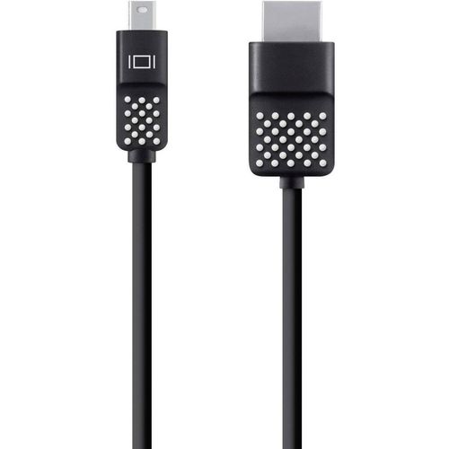 Belkin Mini-DisplayPort / HDMI adapterski kabel Mini DisplayPort utikač, HDMI A utikač 3.60 m crna F2CD080bt12  DisplayPort kabel slika 2