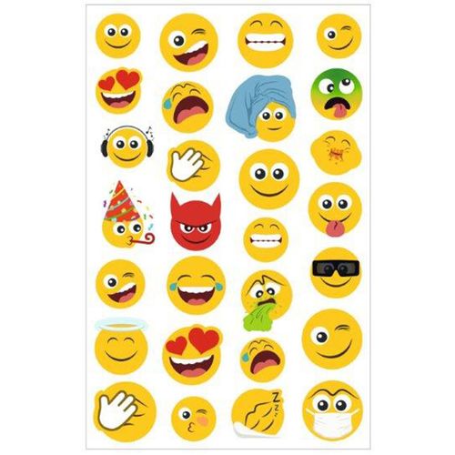 HERLITZ Naljepnice 3 lista Emoji slika 1