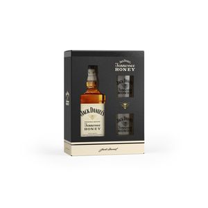 Jack Daniel's Tennessee Honey Whiskey 0.7L paket s čašama 
