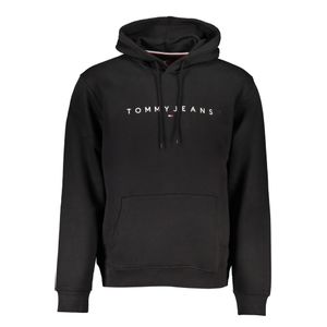 TOMMY HILFIGER MEN'S BLACK ZIPLESS SWEATSHIRT