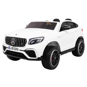 Licencirani auto na akumulator Mercedes GLC 63S - dvosjed - bijeli