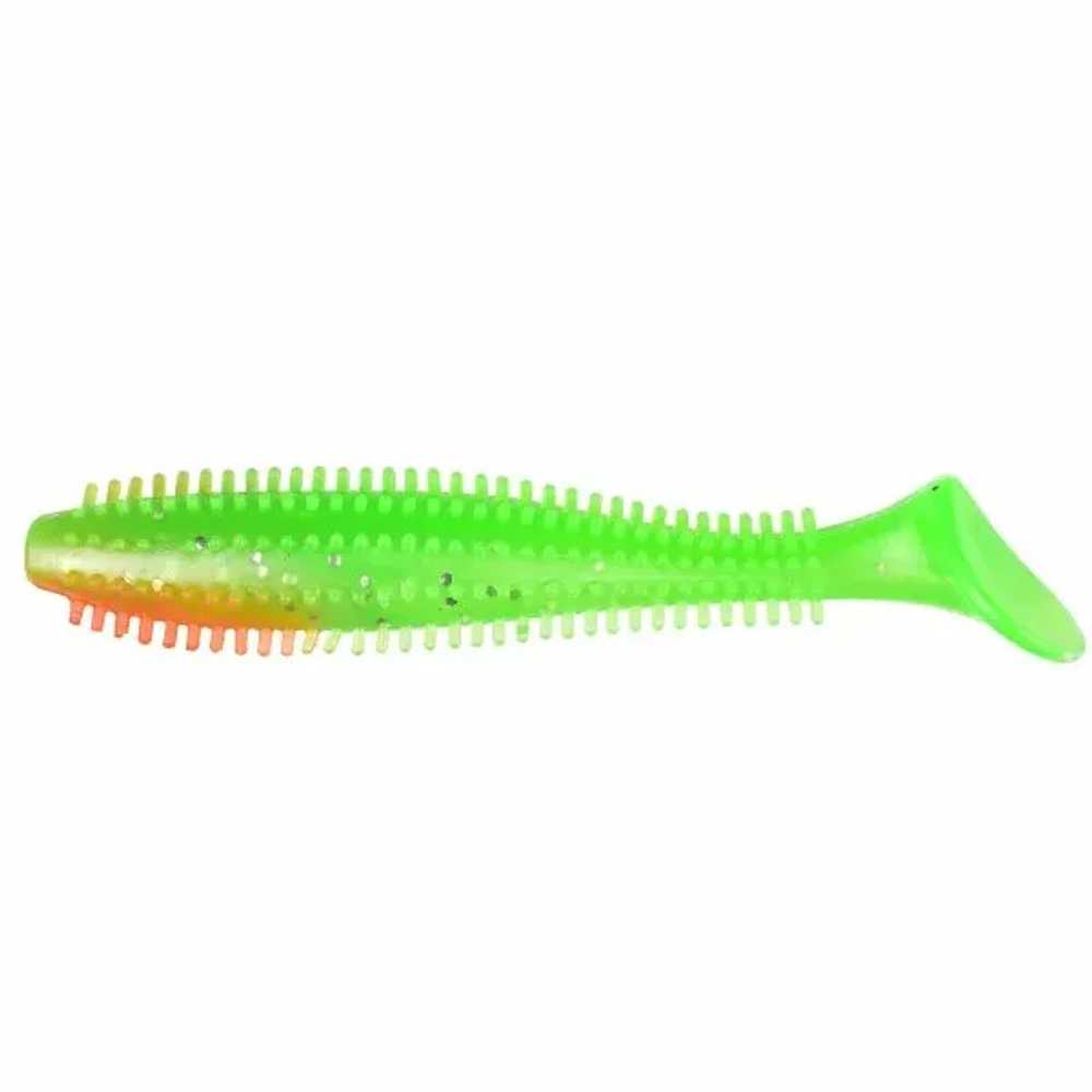 MATE silikonska varalica Cactus Shad 9cm 6kom HOT GREEN (MT10202) slika 1