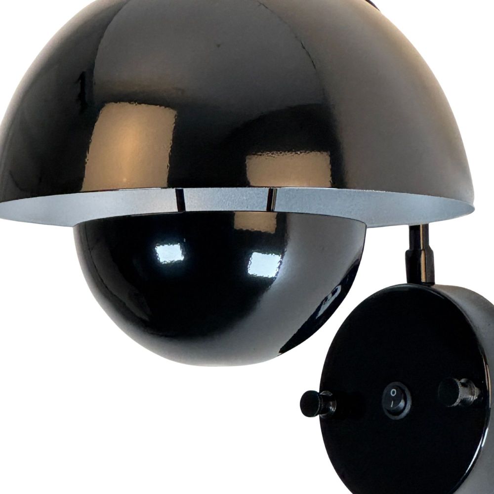Zidna Lampa Eylul - 15683, Boja: Crna slika 5