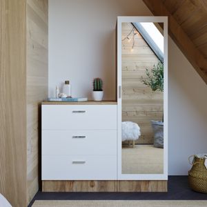 Cc6-Aw Atlantic Pine White Višenamjenski Ormar