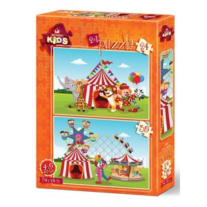 Art Puzzle 2u1 Cirkus 4491 24 + 35 pcs