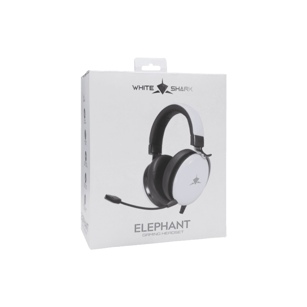 WHITE SHARK Slušalice GH-2540 ELEPHANT, bijele slika 5