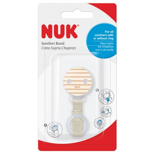 NUK vezica za dudu sa silikonskim obručem multicolor kom 10256511 slika 4