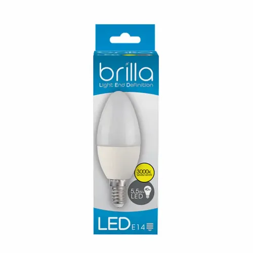 BRILLA LED ŽARULJA E14 C37 5.5W 3000K slika 2