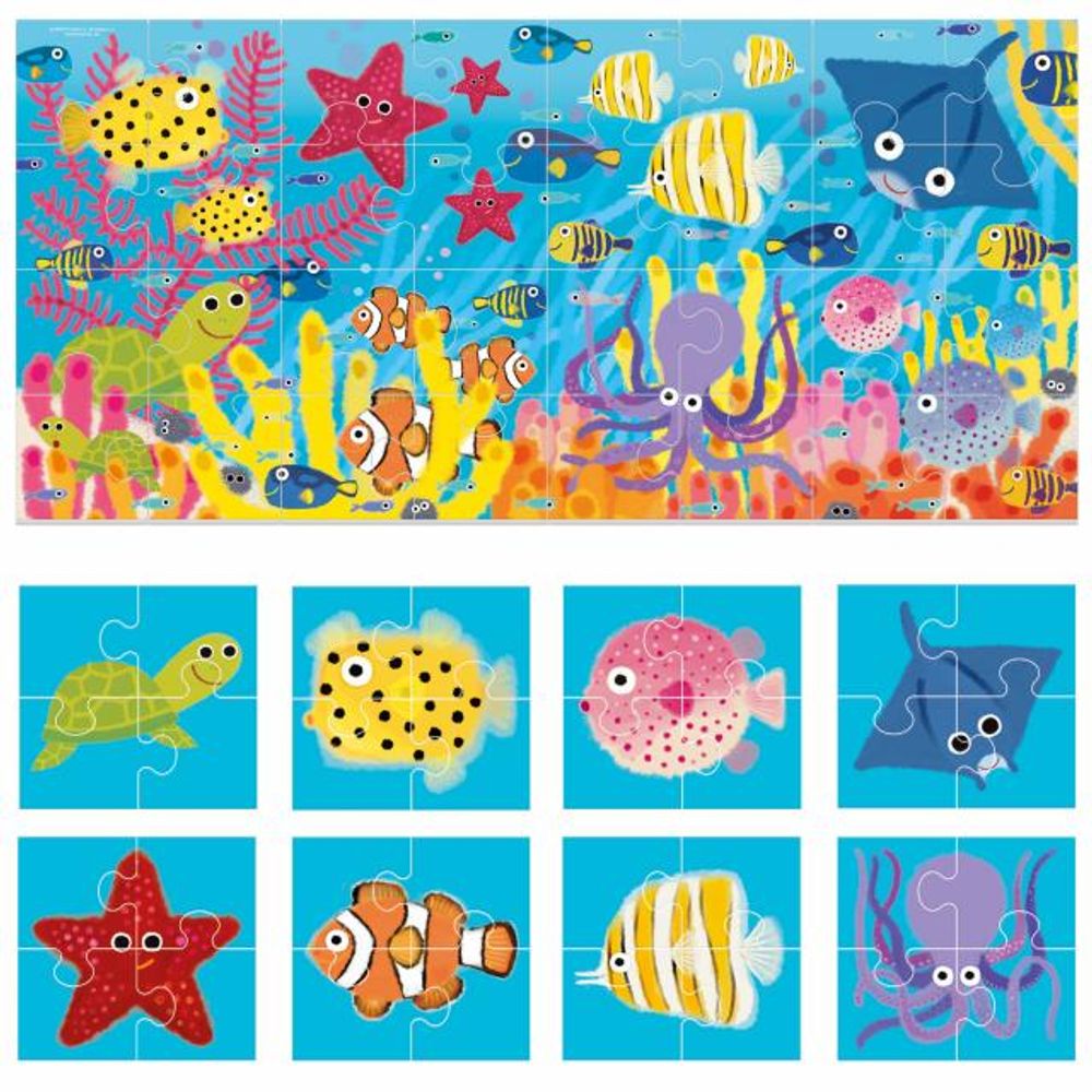 HEADU Dvostrana slagalica The Sea Puzzle slika 2