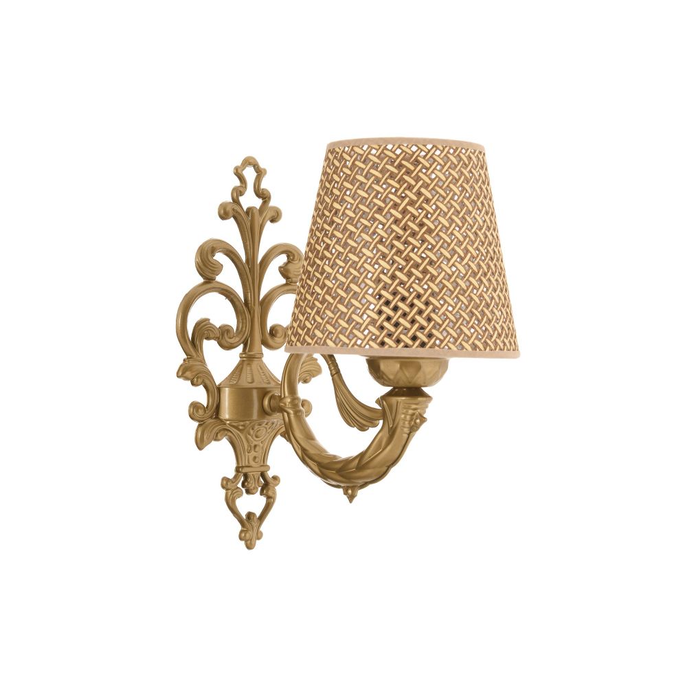 Lampa za zid Lily Hazeran - Prirodna, Zlatna slika 2