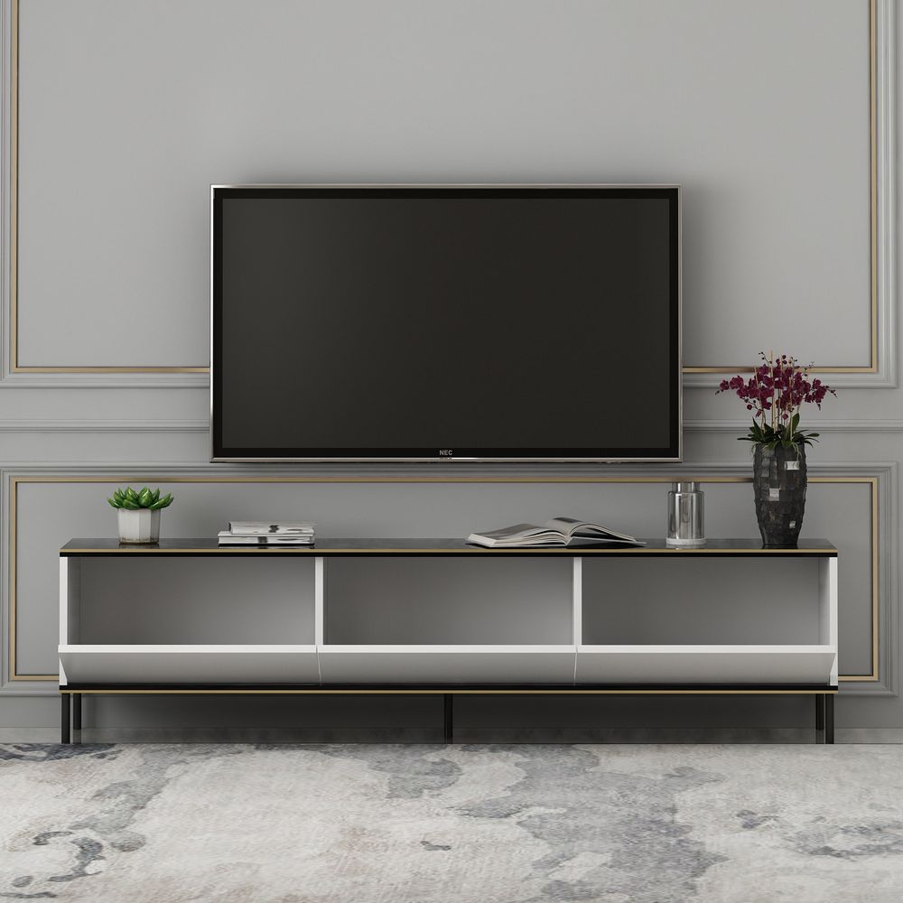 Imaj - Moderni bijeli TV stalak slika 6