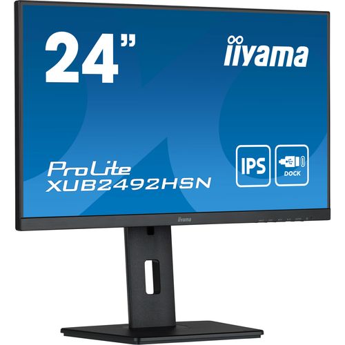 IIYAMA Prolite 23.8" 1920x1080 DP, HDMI, USB-C Dock 65W + LAN slika 1