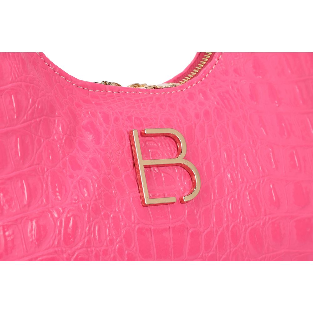 Torba preko ramena 505 - Croco Fuchsia u fuksija boji slika 4