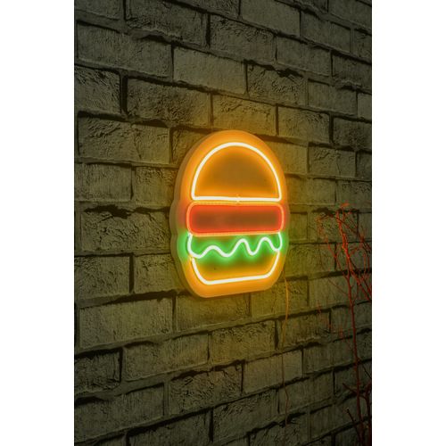 Wallity Zidna dekoracije svijetleća HAMBY, Hamburger - Multicolor slika 6