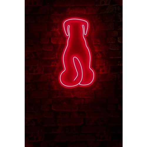 Wallity Ukrasna plastična LED rasvjeta, Doggy - Red slika 10