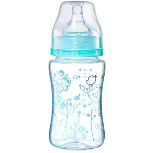 BabyOno Bočica antikolik 240 ml mint slika 1