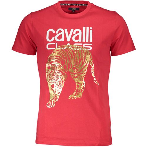 CAVALLI CLASS T-SHIRT SHORT SLEEVE MAN RED slika 1