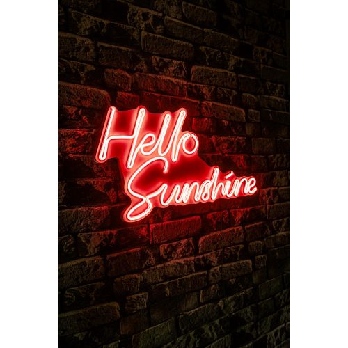 Wallity Zidna LED dekoracija, Hello Sunshine - Red slika 3