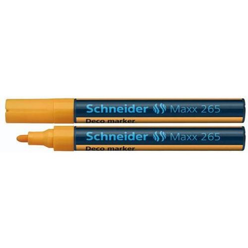 Flomaster Schneider Deco Marker Maxx 265 tekuća kreda 2-3 mm narančasti S126506 slika 2