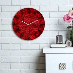 3030MS-093 Multicolor Decorative MDF Clock