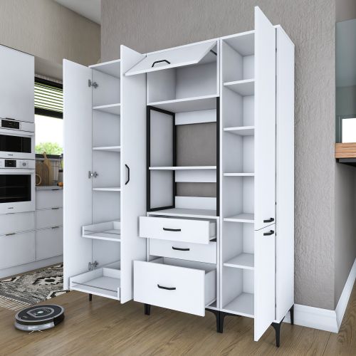 JE144 - 3114 White Multi Purpose Cabinet slika 9