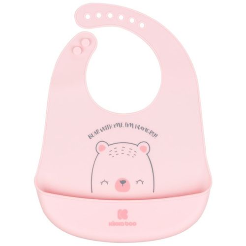 Kikka Boo Silikonski siperak Bear With Me, Pink slika 1