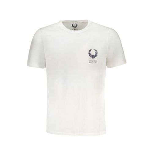 GIAN MARCO VENTURI MEN'S SHORT SLEEVED T-SHIRT WHITE slika 1