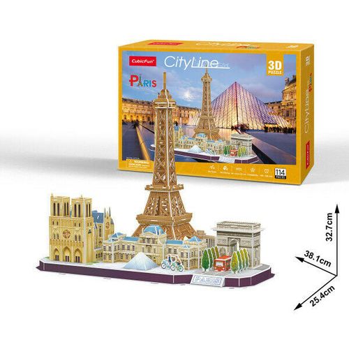 Cubicfun 3D puzle City Line Pariz slika 3
