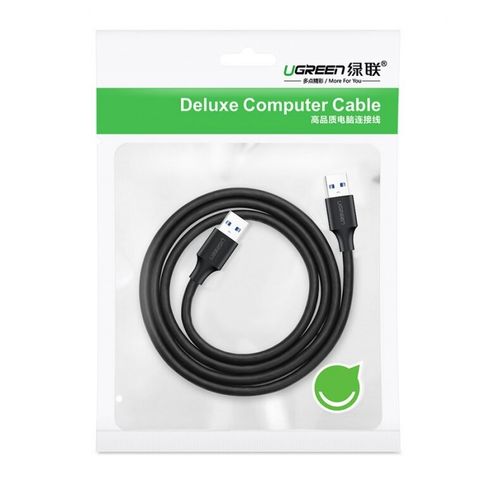 Ugreen USB 3.0 kabel (M do M) crni 1m - u polietilenskoj vrećici slika 7