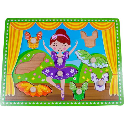 Smily Play drvene puzzle Balerina slika 3