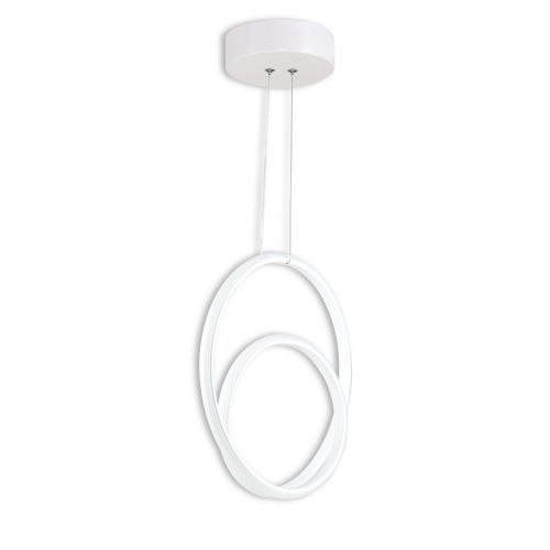 Geminorus White - White Light White Chandelier slika 5